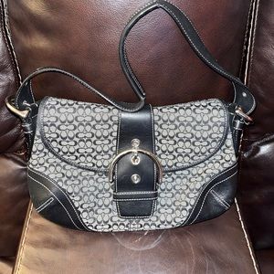 Coach Small “C” Logo Soho Shoulder Hobo Bag